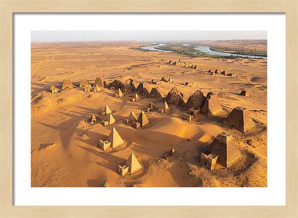Meroe Royal Cemetery From Above