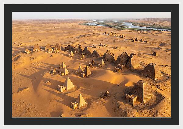 Meroe Royal Cemetery From Above