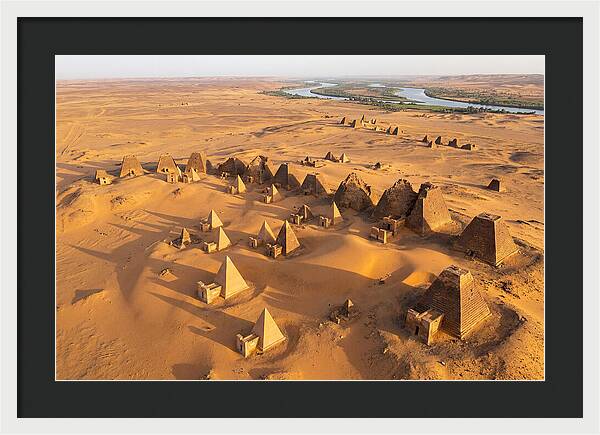 Meroe Royal Cemetery From Above