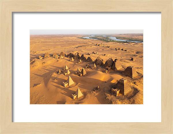 Meroe Royal Cemetery From Above