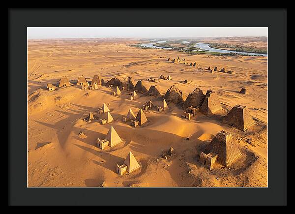 Meroe Royal Cemetery From Above