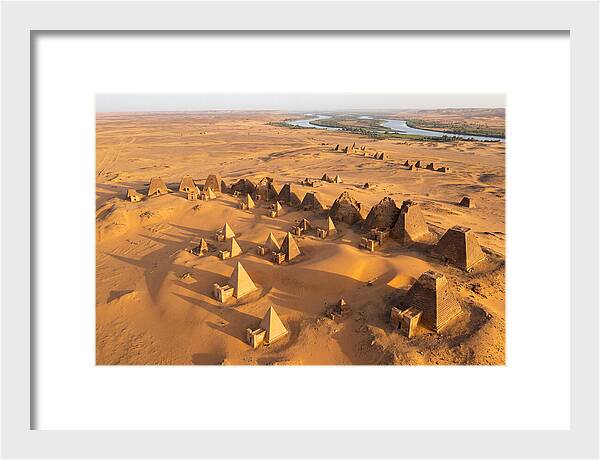 Meroe Royal Cemetery From Above