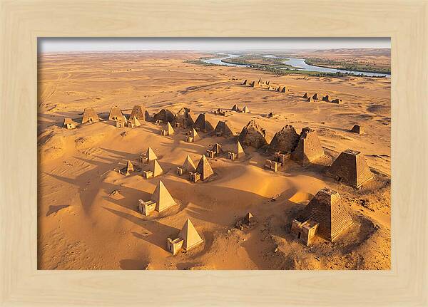 Meroe Royal Cemetery From Above