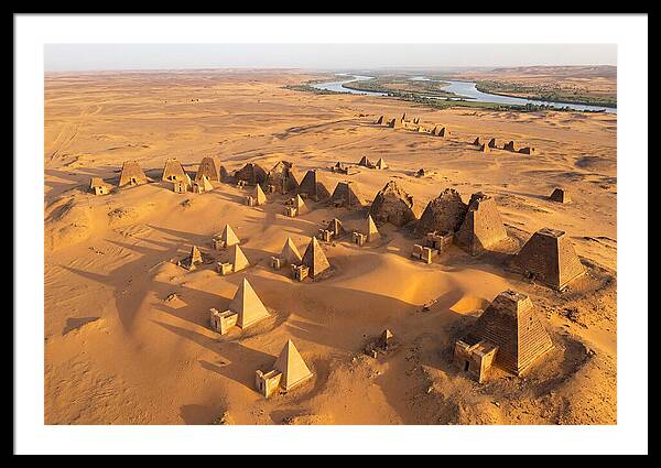 Meroe Royal Cemetery From Above