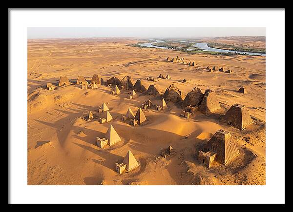 Meroe Royal Cemetery From Above