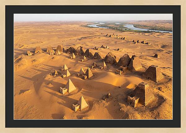 Meroe Royal Cemetery From Above