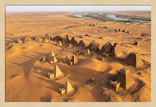 Meroe Royal Cemetery From Above