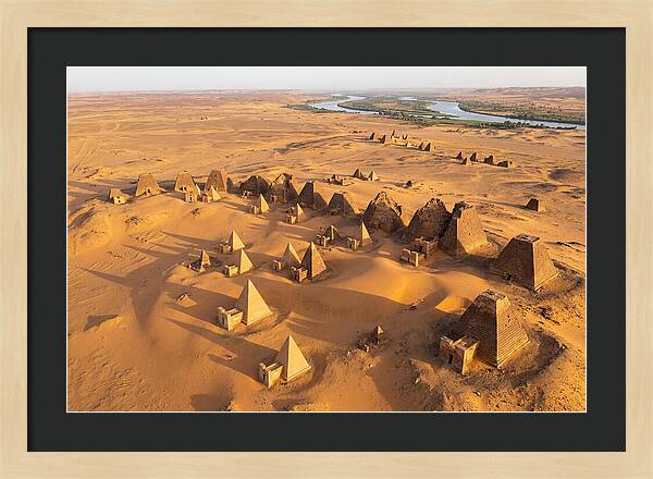 Meroe Royal Cemetery From Above