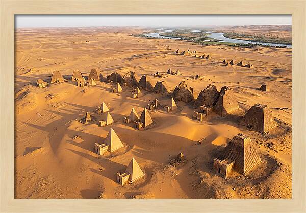 Meroe Royal Cemetery From Above