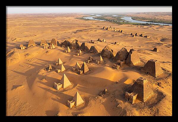 Meroe Royal Cemetery From Above