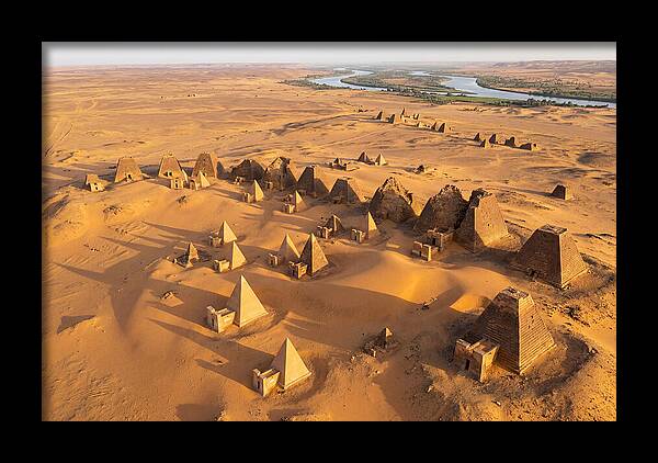 Meroe Royal Cemetery From Above