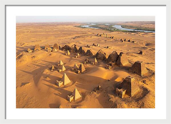 Meroe Royal Cemetery From Above