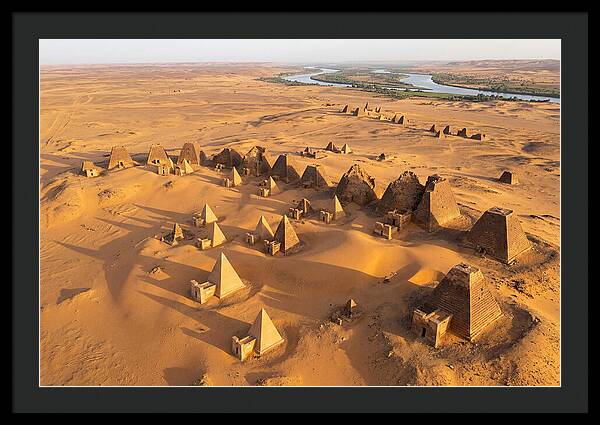 Meroe Royal Cemetery From Above