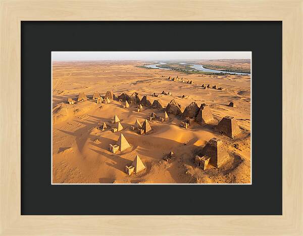 Meroe Royal Cemetery From Above