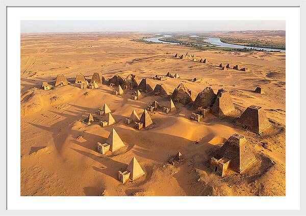 Meroe Royal Cemetery From Above