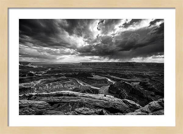 Mesa Arch Overlooking Canyon