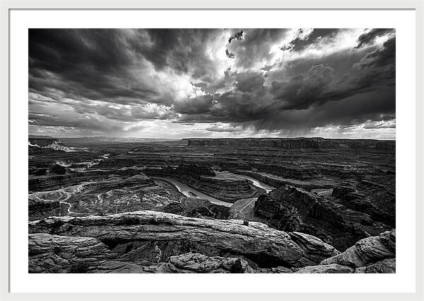 Mesa Arch Overlooking Canyon