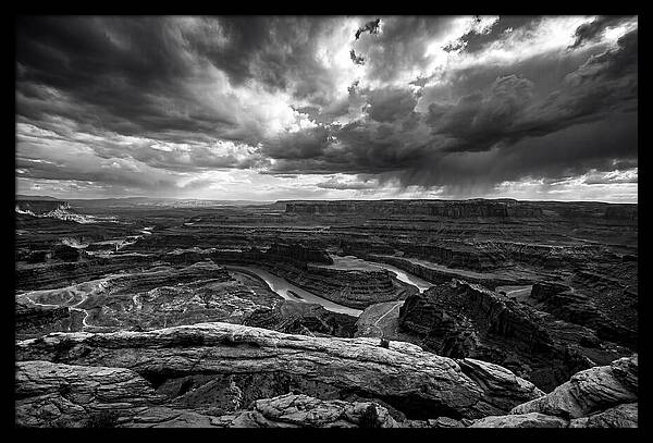 Mesa Arch Overlooking Canyon
