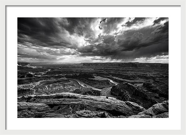 Mesa Arch Overlooking Canyon