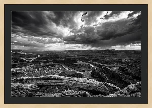 Mesa Arch Overlooking Canyon