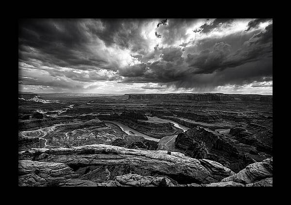 Mesa Arch Overlooking Canyon