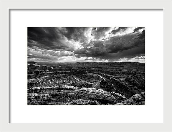 Mesa Arch Overlooking Canyon
