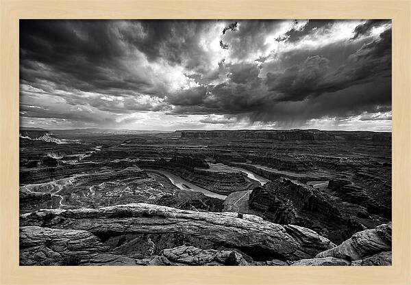 Mesa Arch Overlooking Canyon