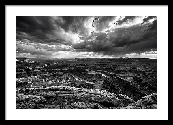 Mesa Arch Overlooking Canyon