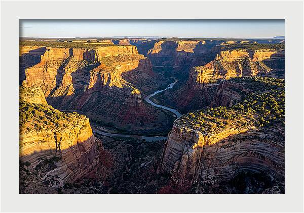 Mesa Verde Canyon Country At Sunset