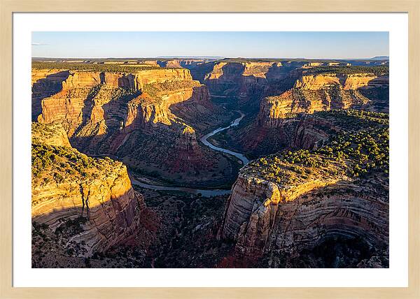Mesa Verde Canyon Country At Sunset