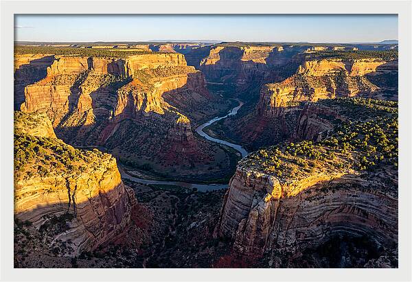 Mesa Verde Canyon Country At Sunset