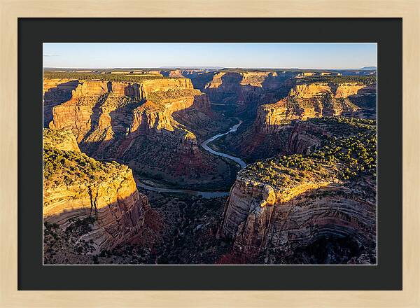 Mesa Verde Canyon Country At Sunset