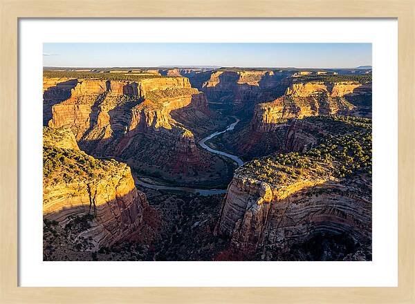 Mesa Verde Canyon Country At Sunset