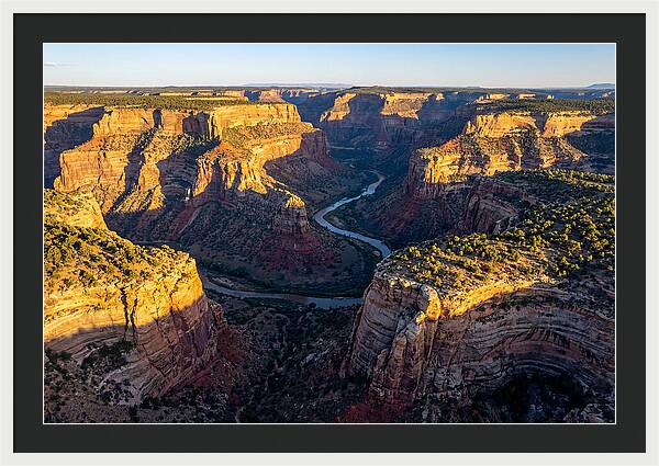 Mesa Verde Canyon Country At Sunset