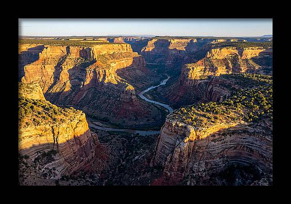 Mesa Verde Canyon Country At Sunset