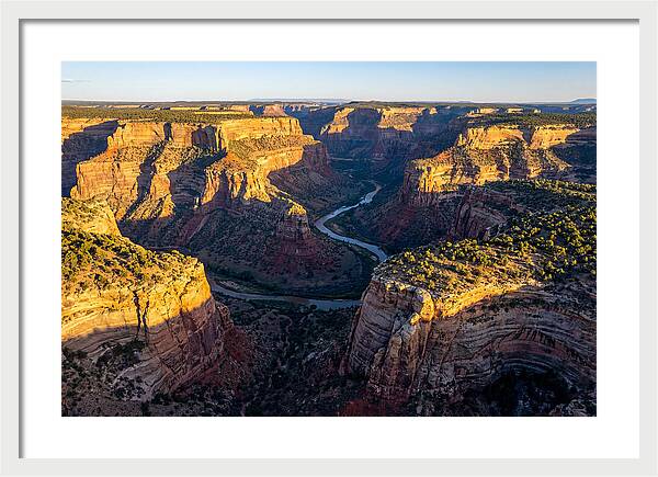 Mesa Verde Canyon Country At Sunset