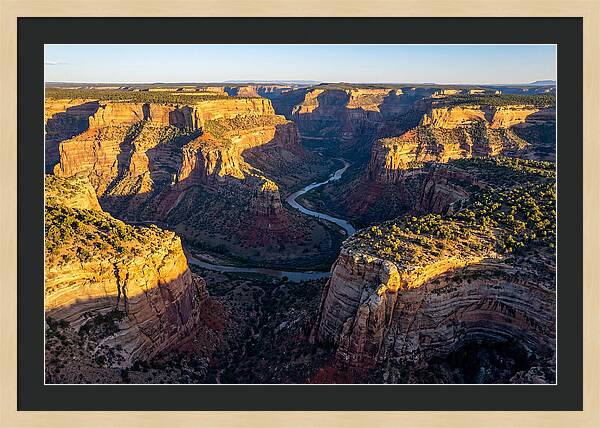 Mesa Verde Canyon Country At Sunset