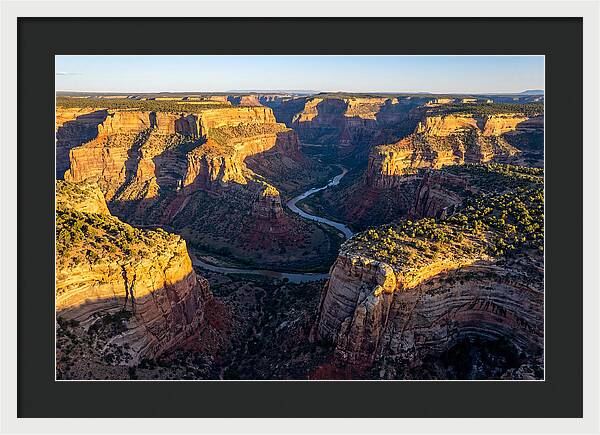 Mesa Verde Canyon Country At Sunset