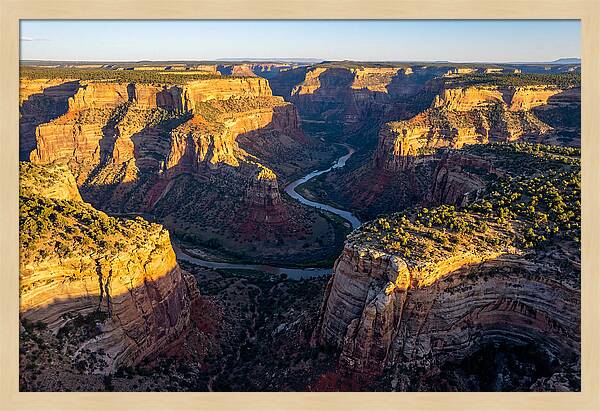 Mesa Verde Canyon Country At Sunset