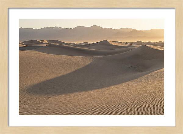 Mesquite Flat Sand Dunes At Sunrise