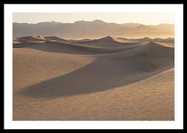 Mesquite Flat Sand Dunes At Sunrise