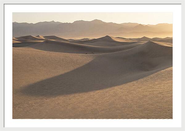 Mesquite Flat Sand Dunes At Sunrise