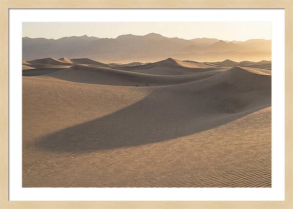 Mesquite Flat Sand Dunes At Sunrise