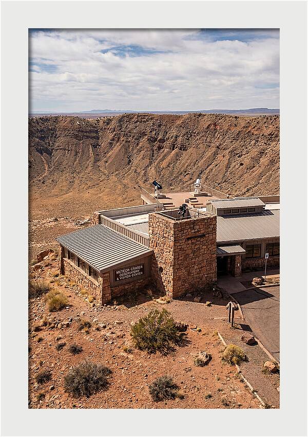 Meteor Crater Observatory View