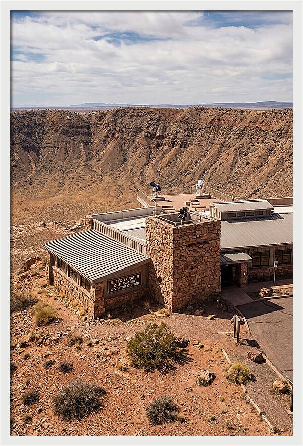 Meteor Crater Observatory View