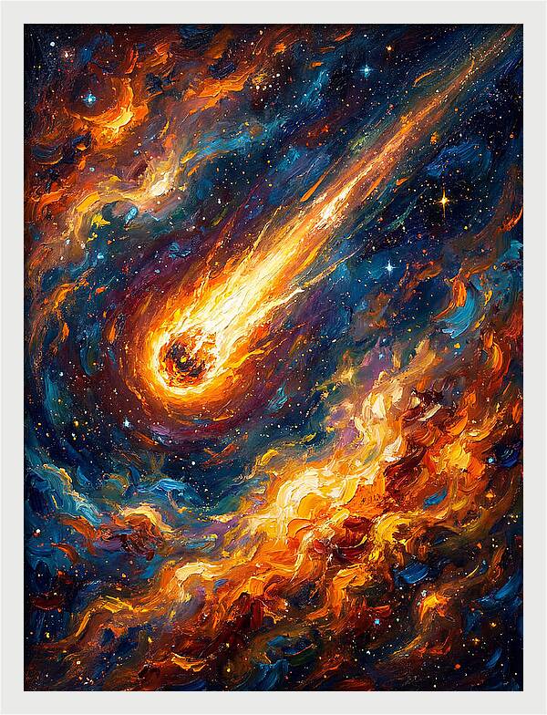 Meteor In Space