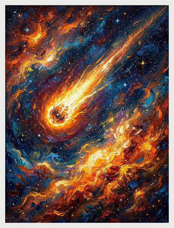 Meteor In Space