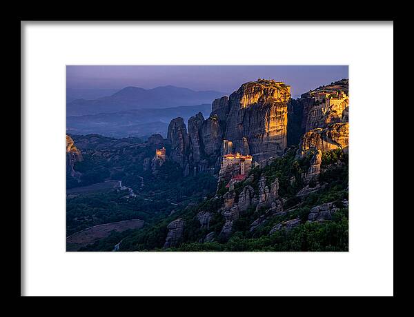 Meteora Monasteries At Dawn