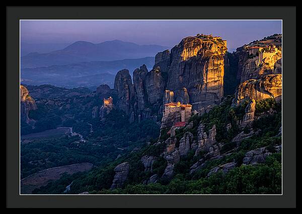 Meteora Monasteries At Dawn