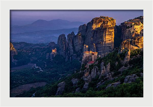 Meteora Monasteries At Dawn